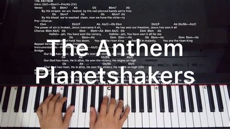 THE ANTHEM CHORDS (ver 8) by Planetshakers .